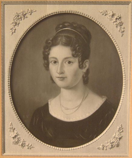 Caroline Amiel- n&eacute;e Brandt (1802-1832) -  par Berthe Vadier